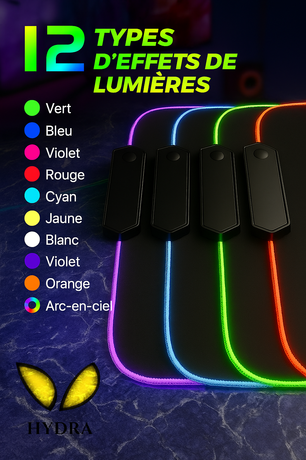 KILLUA RGB GAMING MOUSEPAD