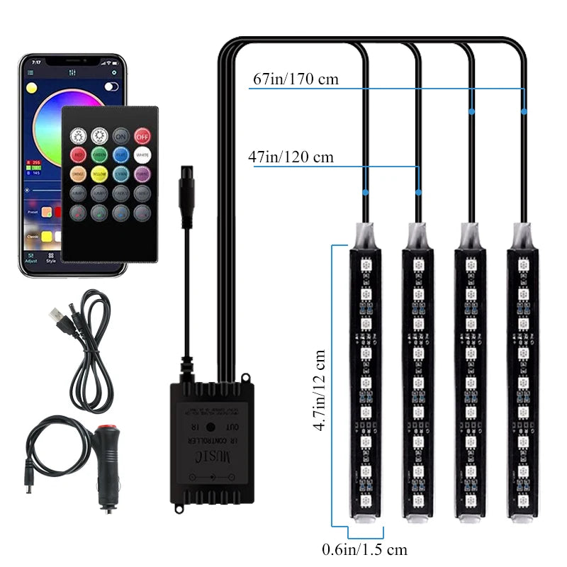 HydraLight Voiture USB / Allume cigare bluetooth
