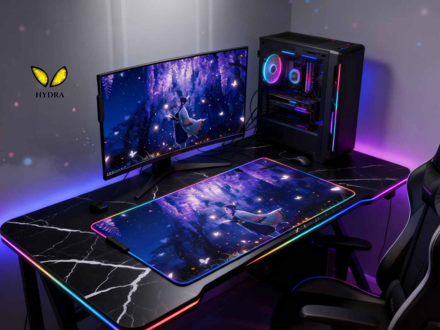 SHINOBU RGB GAMING  MOUSEPAD 